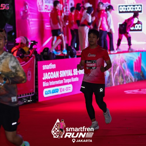 Race photo from SMARTFREN RUN 2026