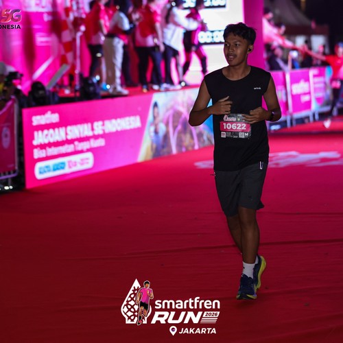 Race photo from SMARTFREN RUN 2026