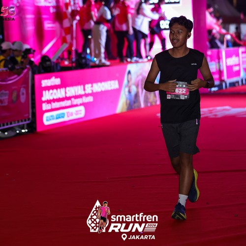 Race photo from SMARTFREN RUN 2026