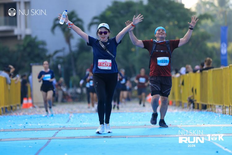 Race photo from Nu Skin Run 10K