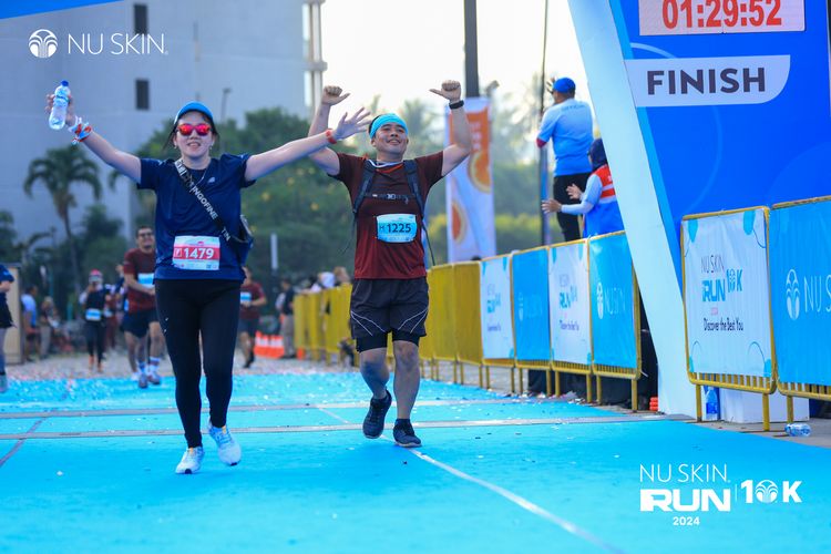 Race photo from Nu Skin Run 10K