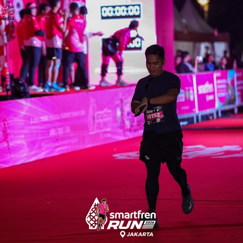Race photo from SMARTFREN RUN 2026