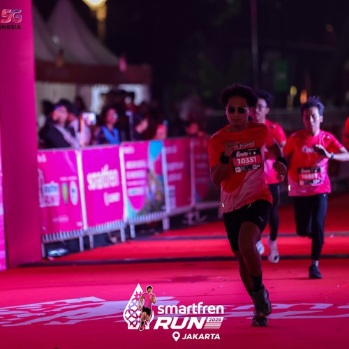 Race photo from SMARTFREN RUN 2026