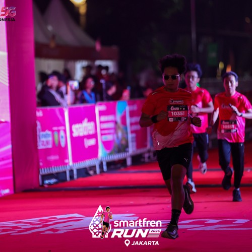 Race photo from SMARTFREN RUN 2026