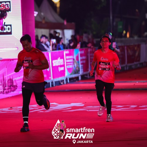 Race photo from SMARTFREN RUN 2026