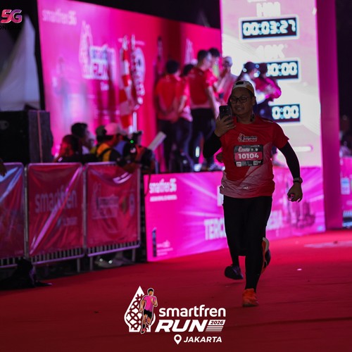 Race photo from SMARTFREN RUN 2026