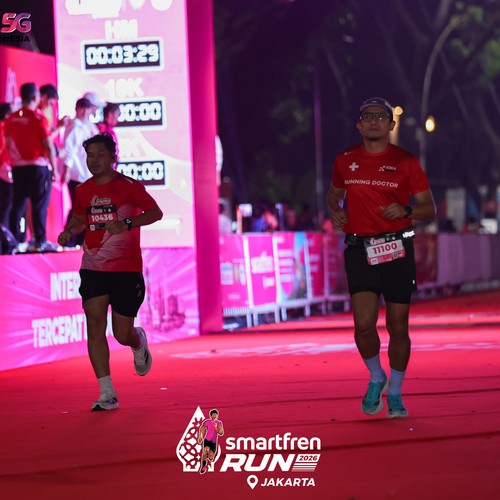 Race photo from SMARTFREN RUN 2026