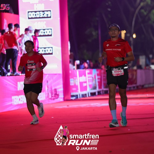 Race photo from SMARTFREN RUN 2026