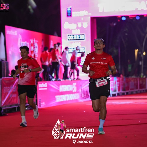 Race photo from SMARTFREN RUN 2026