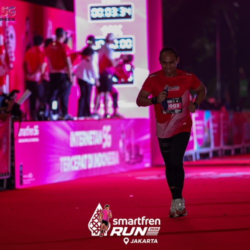 Race photo from SMARTFREN RUN 2026