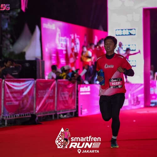 Race photo from SMARTFREN RUN 2026