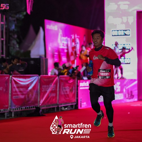 Race photo from SMARTFREN RUN 2026