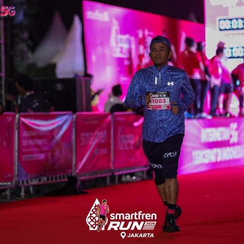Race photo from SMARTFREN RUN 2026