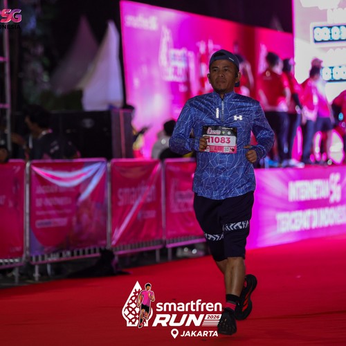 Race photo from SMARTFREN RUN 2026