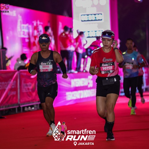 Race photo from SMARTFREN RUN 2026