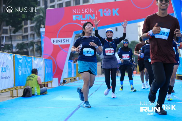 Race photo from Nu Skin Run 10K