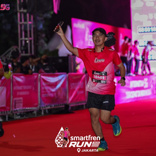 Race photo from SMARTFREN RUN 2026