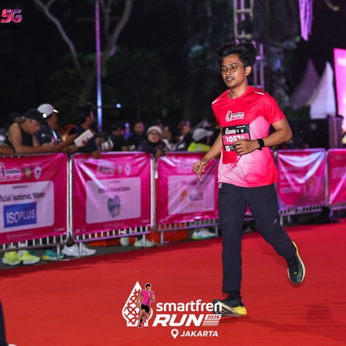 Race photo from SMARTFREN RUN 2026