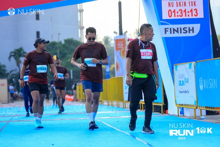 Race photo from Nu Skin Run 10K