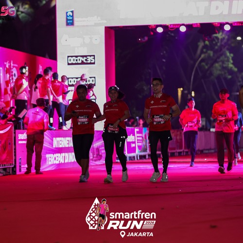Race photo from SMARTFREN RUN 2026