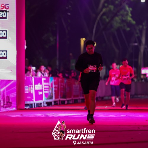 Race photo from SMARTFREN RUN 2026