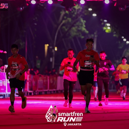 Race photo from SMARTFREN RUN 2026