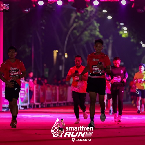 Race photo from SMARTFREN RUN 2026