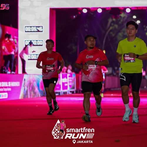 Race photo from SMARTFREN RUN 2026