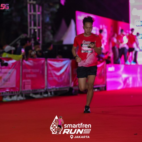 Race photo from SMARTFREN RUN 2026