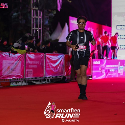 Race photo from SMARTFREN RUN 2026
