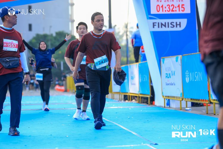 Race photo from Nu Skin Run 10K