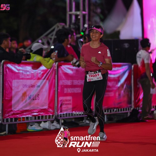 Race photo from SMARTFREN RUN 2026