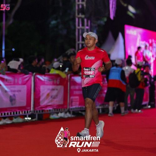 Race photo from SMARTFREN RUN 2026