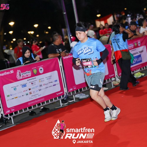 Race photo from SMARTFREN RUN 2026