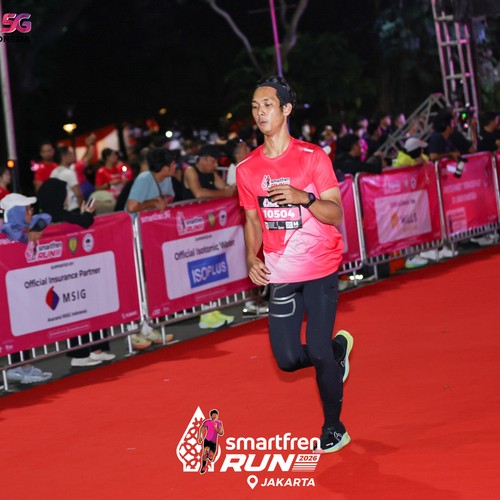 Race photo from SMARTFREN RUN 2026