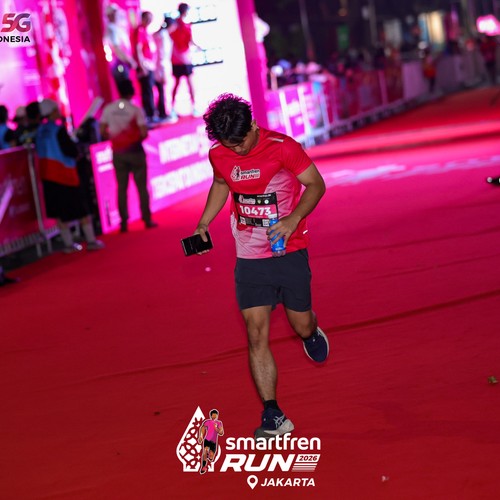 Race photo from SMARTFREN RUN 2026