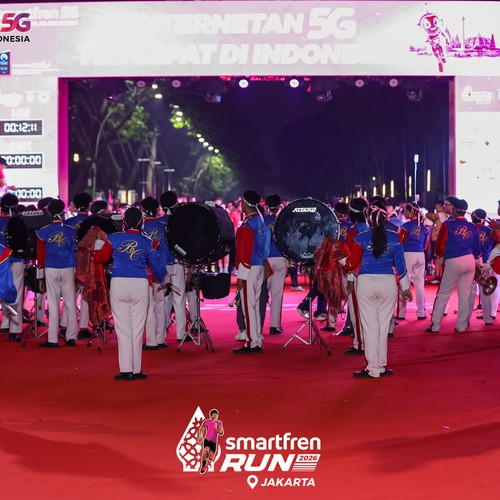 Race photo from SMARTFREN RUN 2026
