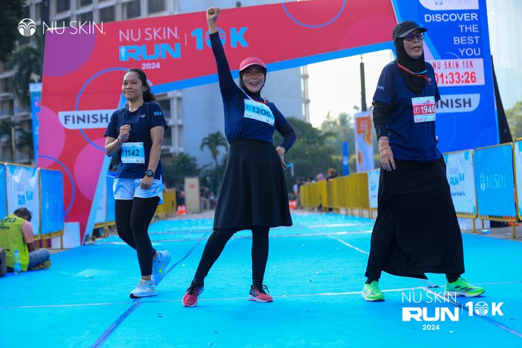 Race photo from Nu Skin Run 10K
