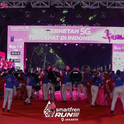 Race photo from SMARTFREN RUN 2026