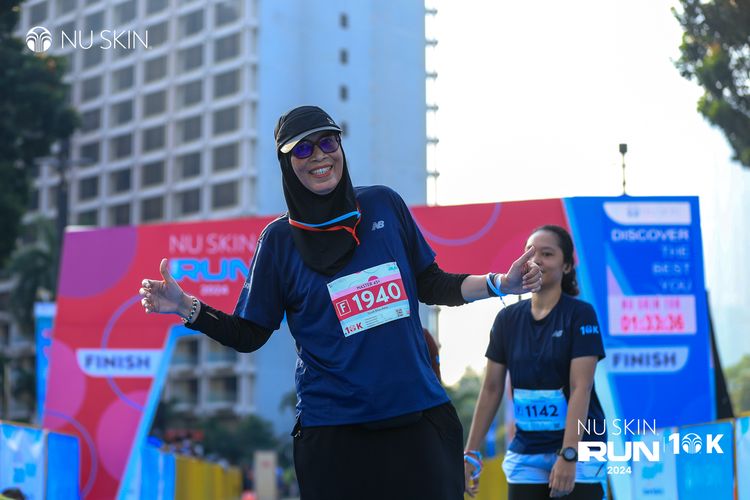 Race photo from Nu Skin Run 10K
