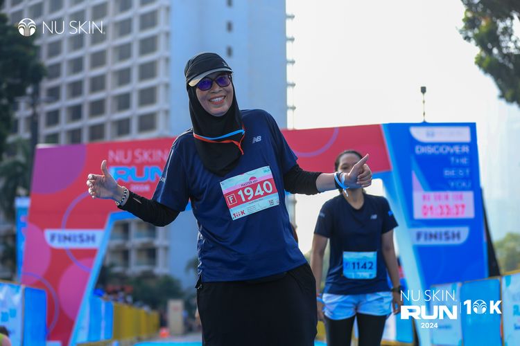 Race photo from Nu Skin Run 10K