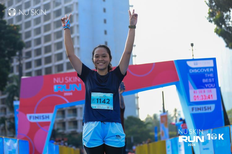Race photo from Nu Skin Run 10K