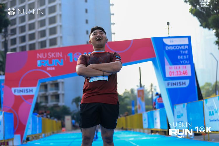 Race photo from Nu Skin Run 10K