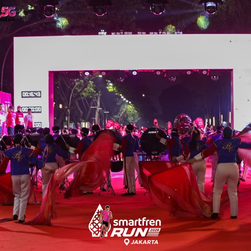 Race photo from SMARTFREN RUN 2026