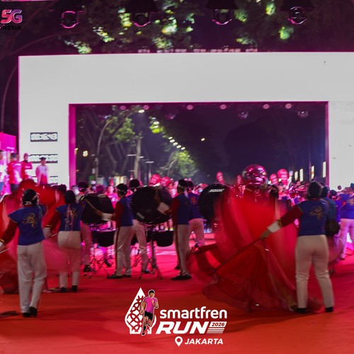 Race photo from SMARTFREN RUN 2026