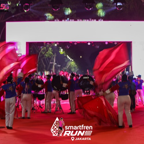 Race photo from SMARTFREN RUN 2026