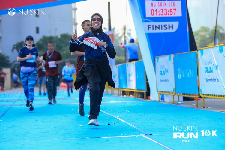 Race photo from Nu Skin Run 10K