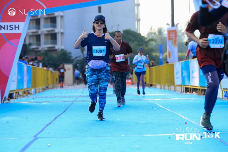 Race photo from Nu Skin Run 10K