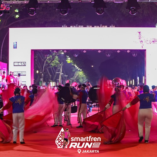 Race photo from SMARTFREN RUN 2026