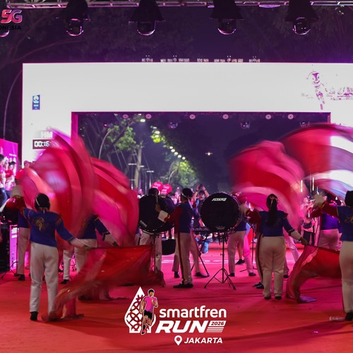 Race photo from SMARTFREN RUN 2026